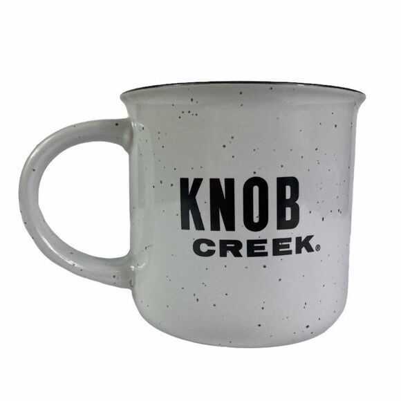 Knob Creek Bourbon Mug Work Hard Drink Whiskey Ceramic Coffee Cup Barware Gift - Picture 1 of 9